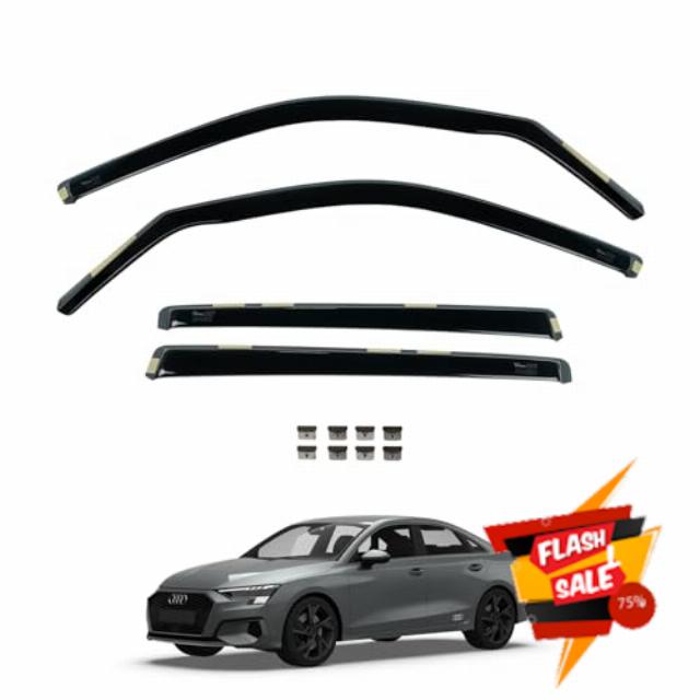 Team HEKO Wind Deflectors for Audi A3 2020+ [SALOON] Front and Rear Set of Window Deflectors