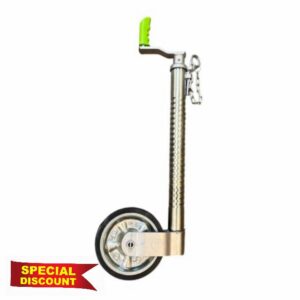 Maxa 48mm Trailer Jockey Wheel Ribbed 500kg - Heavy Duty