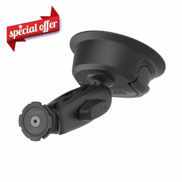 Quad Lock Heavy Duty Windshield/Dash Suction Phone Car Mou