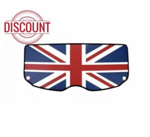For MINI For Cooper One S JCW R56 F55 F56 F66 F65 F60 R60 Car Trunk Window Pad For Countryman Auto Styling Interior Accessories Retractable Trunk Cover(Union Jack