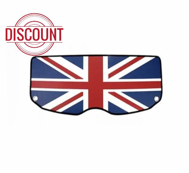 For MINI For Cooper One S JCW R56 F55 F56 F66 F65 F60 R60 Car Trunk Window Pad For Countryman Auto Styling Interior Accessories Retractable Trunk Cover(Union Jack