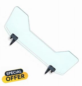 Windscreen Wind Deflector for Mazda Miata ND MX-5 Convertible - Reduce Wind Noise & Improves Rear Visibility，Easy to Install（Glass Color）