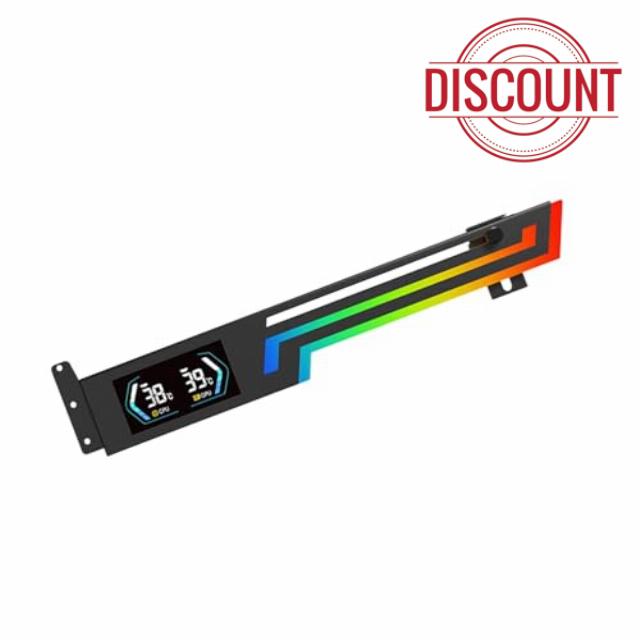 AntiSag GPU VGA Brackets with Color Changing Lights and Height for Thick Graphics Cards LED Display GPU Brackets