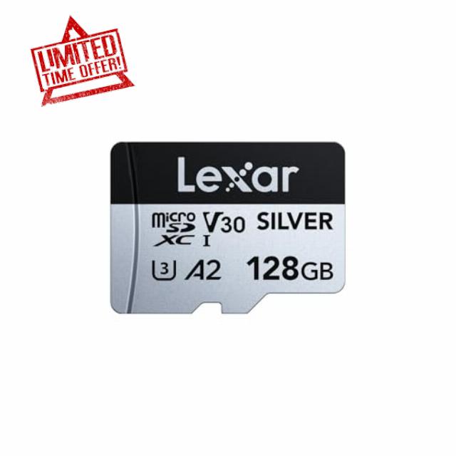 Lexar Silver 128GB Micro SD Card