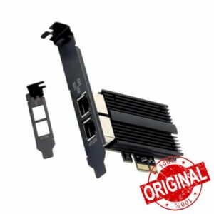 2500Mbps Pcie to RJ45 I226-V Network Card 2.5G Gigabit Ethernet Dual Ports 100/1000/2500Mbps Network Card for Desktop PCB+Metal