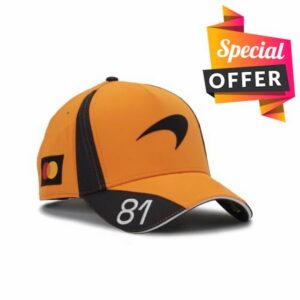 PUMA McLaren F1 2026 Oscar Piastri Cap - Orange - One Size Fits Mos