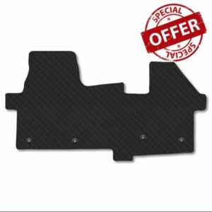 VW Transporter T7 Automatic (2024+) Rubber Van Mats Heavy Duty 5mm Thick Accessories Tailored Fit Compatible Accessory Waterproof Easy-Clean Durable Non-Slip Backing Full Coverage Protectio