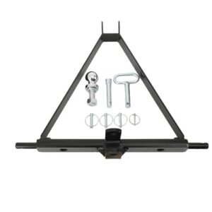 3 Point Tow Hitch Tractor Mounted Towing Cat 1 Ball Pin 610mm
