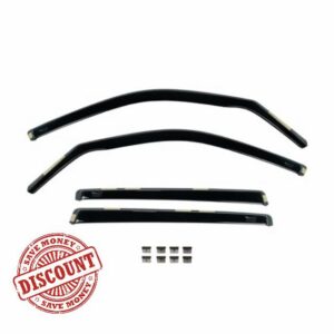Team HEKO Wind Deflectors for Jeep Avenger 2023+ Front and Rear Set of Window Deflectors