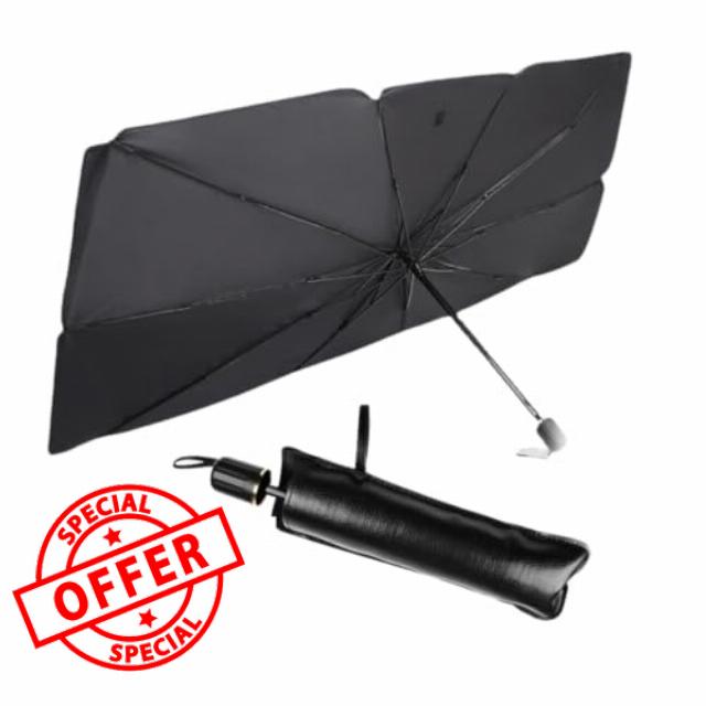 The Windshield Umbrella™ Windshield Sunshade Umbrella for Most Cars/SUV