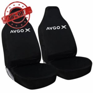 HT AutoCare Fits Toyota Aygo X – Heavy Duty Waterproof Car Black Seat Covers