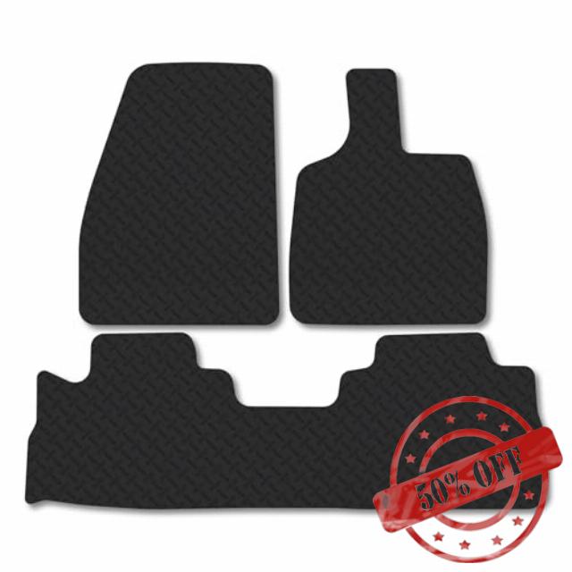 Omoda 9 Petrol (2025+) 5mm Rubber Car Mats Compatible Premium Durable Tailored Fit Heavy-Duty Floor Mats Set Accessory Waterproof Durable Custom Fit Water Resistant Easy-Clea