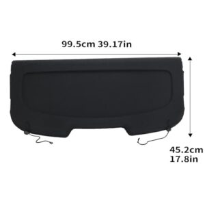 Black Trunk Cargo Luggage Protection Cover Board Tray
