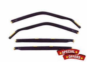 J&J AUTOMOTIVE | Wind Deflectors Compatible with Jaecoo 7 LSE 2023-up