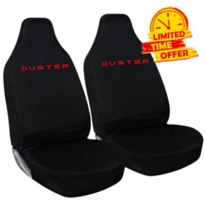 HT AutoCare Fits Dacia Duster – Heavy Duty Waterproof Car Black Seat Covers