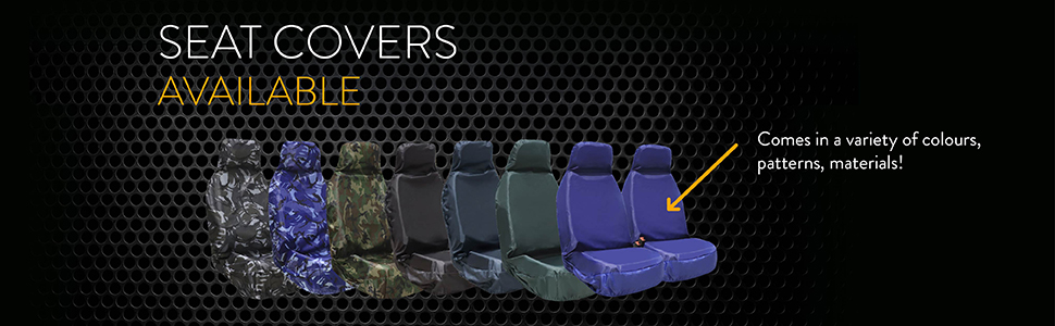 Vehicle interior featuring floor mats advertisement with text 'Mats for all vehicles' overlaid on image of car interior.