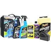 Meguiar's Performance Car Care Care Cleaning Kit - Gifts for Dad | Complete Cleaning Kit with Sto...