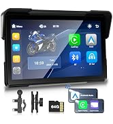 PARKVISION 5-Inch Wireless Motorcycle Sat Nav Motorbike Carplay Screen Compatible with Apple CarP...