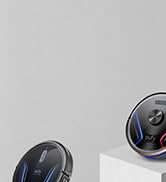 Eufy logo and text describing it as 'The UK's No. 1 Robot Vacuum Brand', followed by company description emphasizing smart home technology and care-focused products.