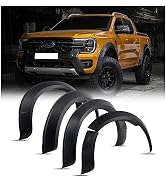 Sequential images of a black vehicle trim piece or molding shown from various angles, featuring textured surface pattern.