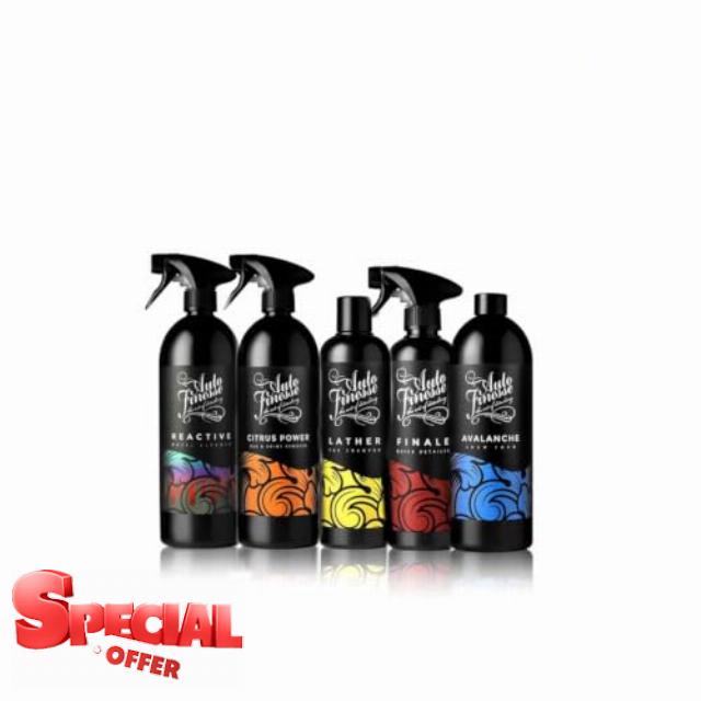 Auto Finesse Core Wash Kit Car Detailing Set | 5-Product Bundle