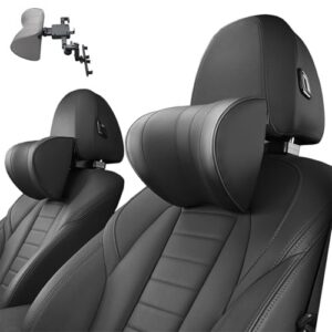 Ergonomic Cars Neck Support Pillows Both Leather for Driving