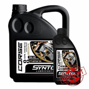 Syntol Corse 5W-40 Fully Synthetic Motorcycle Engine Oil Jaso MA/MA2 (5L)