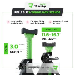 600 lbs) | Durable Axle Stands (x2)