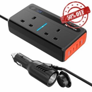 RoyPow Power Inverter DC 12V to AC 240V