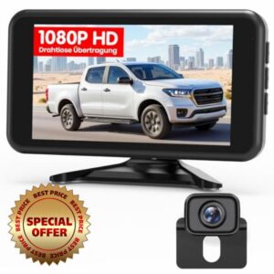AUTO-VOX Wireless Reversing Camera: 5 Inch 1080P Monitor