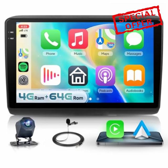 4G+64G Android Car Stereo for Fiat Ducato Peugeot Boxer Citroen Jumper 2006-2023