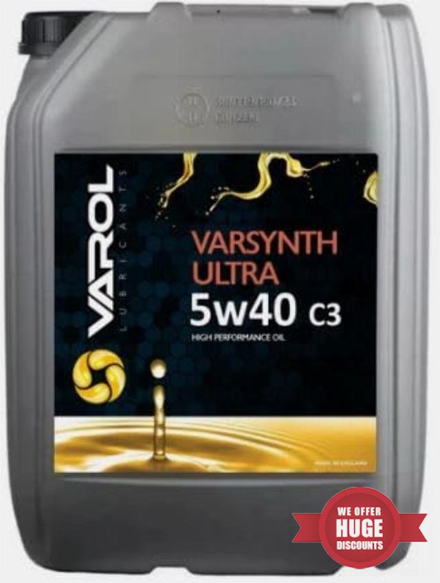 Varsynth Ultra 5w40 C3 Fully Synthetic Engine Oil - 20L