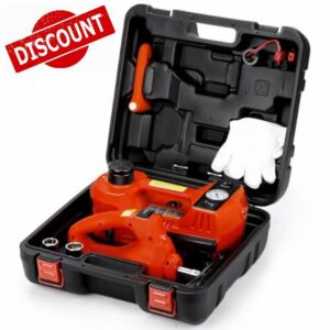 Panana Hydraulic Trolley Floor Jack Car Jack Kit 5Ton DC 12V Electric Hydraulic Car Jack Lift 11023 LBS
