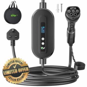 EVJUICION EV Charger Cable Type 2 to 3 Pin Plug 8M