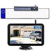 PARKVISION Rear View Camera with Night Vision, 7 Inch LCD Monitor, Reversing Camera 12V-24V for M...