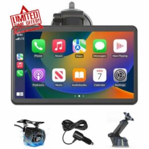 7" Apple Car Play Screen for Wireless Apple CarPlay & Android Auto