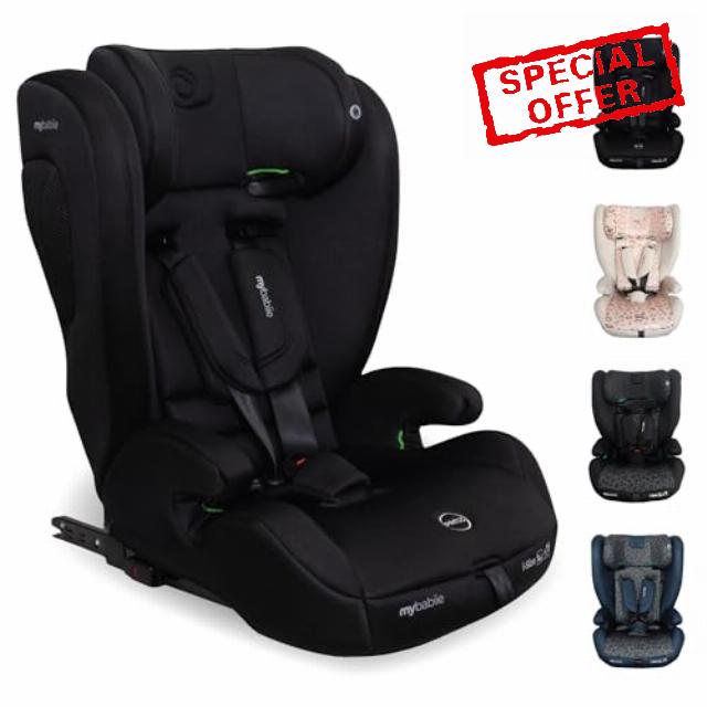 My Babiie MBCS75 Toddler to Booster R129 Child Car Seat - ISOFIX with Top Tether