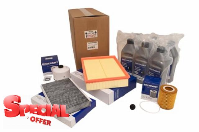 Service Kit With Engine Oil Fits Discovery MK 4 Range Rover Sport 3.0 V6 Diesel BRITPART
