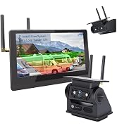 Ecoyoca Solar Wireless Backup Camera, Magnetic 1080P Reversing Camera with Remote Control, 10000m...