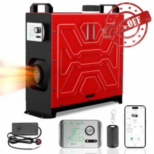 GEARLASSO 8KW Diesel Heater 12V/24V All-in-One Parking Heater with APP & Remote Control