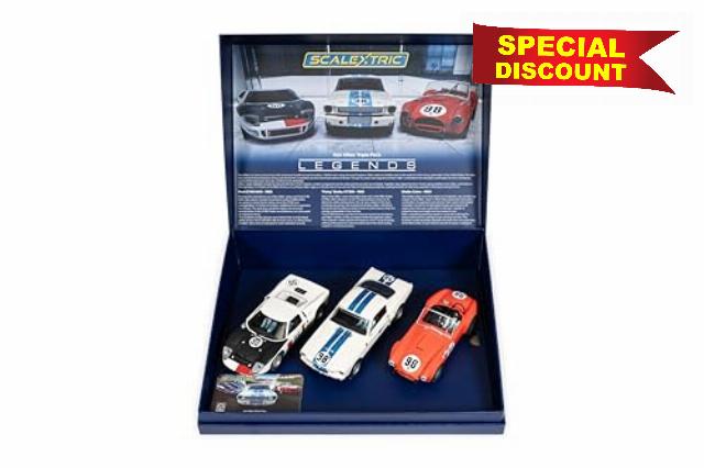 Scalextric C4619A Ken Miles Triple Pack Slot Cars racing circui