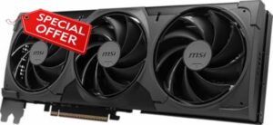 msi Gaming RTX 5070 Ti 16G Ventus 3X OC Black Graphics Card (16GB GDDR7