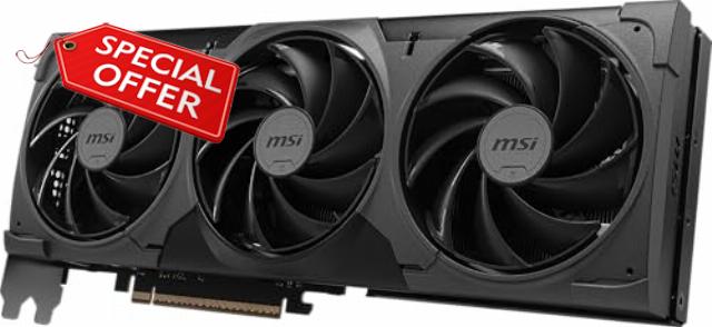 msi Gaming RTX 5070 Ti 16G Ventus 3X OC Black Graphics Card (16GB GDDR7