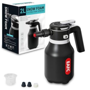 2 L Battery Powered Car Cleaning Kit with USB Rechargeable for Car Wash Home Garden Clean Detailing Snow Foam Gun High Pressure Wash
