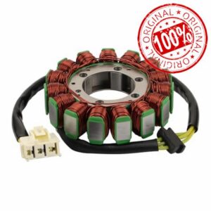 WOOSTAR 15 Coil 3 Wire Magneto Stator Replacement for 2011-2017 RSV4 1000 Factory 2011-2015 RSV4 R 1000 2012-2015 Tuono V4 1000 Motorcycle OEM 2D000049