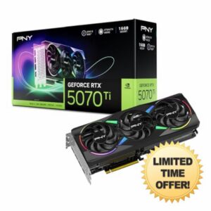 PNY NVIDIA GeForce RTX™ 5070 Ti Epic-X™ ARGB Triple Fan