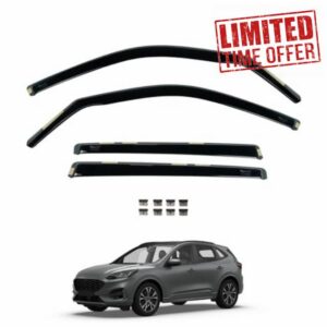 Van Demon Team HEKO Wind Deflectors for Ford Kuga 2019+ Front and Rear Set of Window Deflectors
