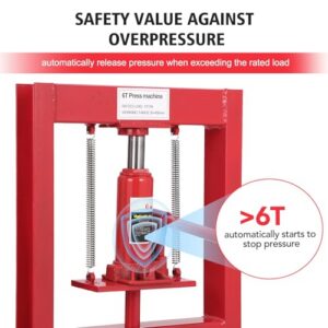 Heavy Duty H-Frame Benchtop Press for Bending