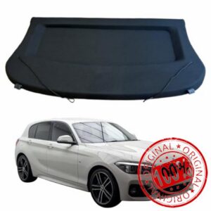 BMW 1 Series F20 / F21 2011-2019 Compatible Car Parcel Shelf | Sturdy Boot Cover with Cord for Extra Storage | Space Saving Car Accessories | Black | TCC Parcel Shelf Direc