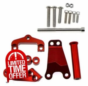 Steering Damper For ER-6N ER6N 2013-2016 Stabilizer Damper Motorcycle Adjustable Stabilizer Steering Damper With Bracket Mount Motorcycle(Bracket 4)